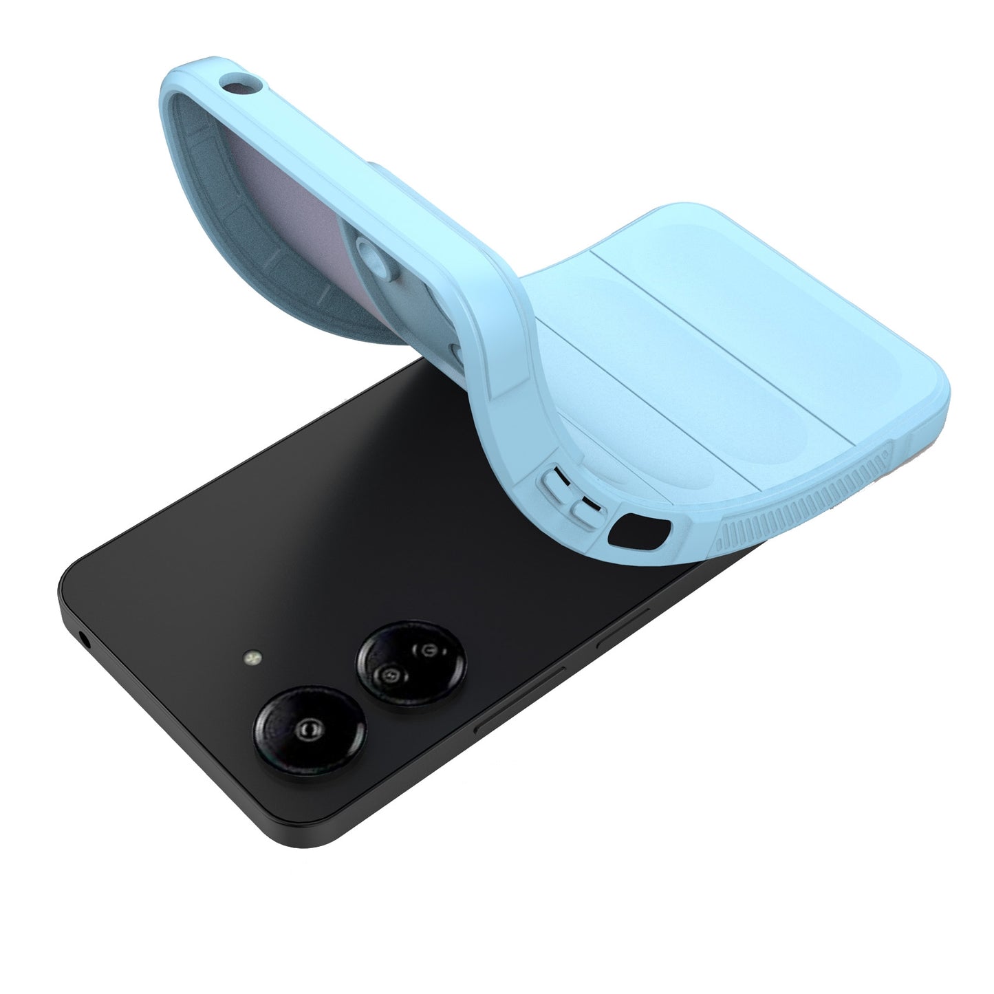 Xiaomi Redmi 13C 4G Global Magic Shield TPU + Flannel Phone Case: Durable, Non-toxic, Easy Access, Stylish Design