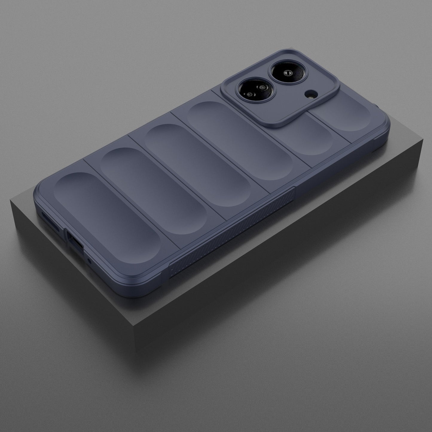 Xiaomi Redmi 13C 4G Global Magic Shield TPU + Flannel Phone Case: Durable, Non-toxic, Easy Access, Stylish Design