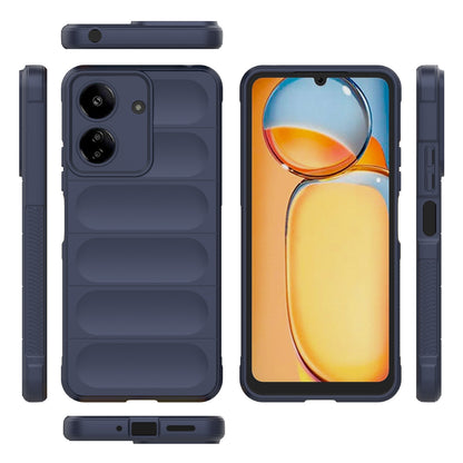 Xiaomi Redmi 13C 4G Global Magic Shield TPU + Flannel Phone Case: Durable, Non-toxic, Easy Access, Stylish Design