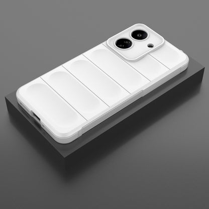 Xiaomi Redmi 13C 4G Global Magic Shield TPU + Flannel Phone Case: Durable, Non-toxic, Easy Access, Stylish Design