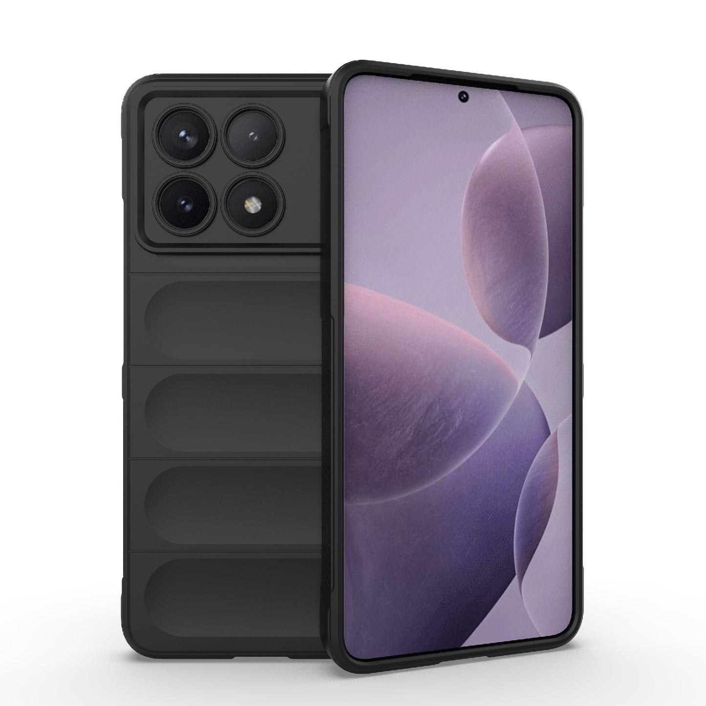 Xiaomi Redmi K70 Magic Shield TPU + Flannel Phone Case: Durable, Non-toxic, Easy Access, Stylish Design