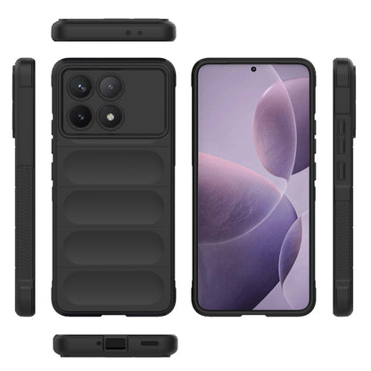 Xiaomi Redmi K70 Magic Shield TPU + Flannel Phone Case: Durable, Non-toxic, Easy Access, Stylish Design