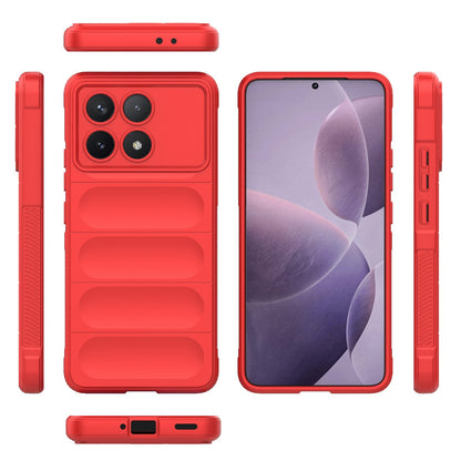 Xiaomi Redmi K70 Magic Shield TPU + Flannel Phone Case: Durable, Non-toxic, Easy Access, Stylish Design