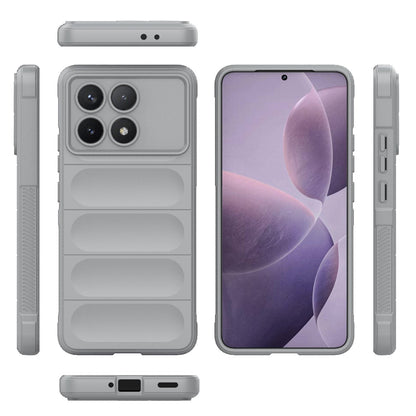 Xiaomi Redmi K70 Magic Shield TPU + Flannel Phone Case: Durable, Non-toxic, Easy Access, Stylish Design