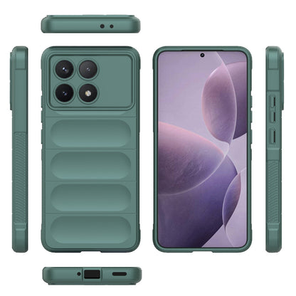 Xiaomi Redmi K70 Magic Shield TPU + Flannel Phone Case: Durable, Non-toxic, Easy Access, Stylish Design