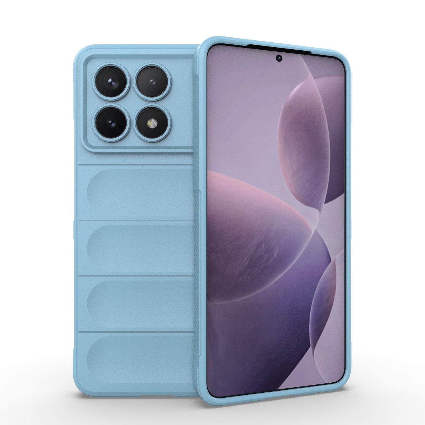Xiaomi Redmi K70 Magic Shield TPU + Flannel Phone Case: Durable, Non-toxic, Easy Access, Stylish Design