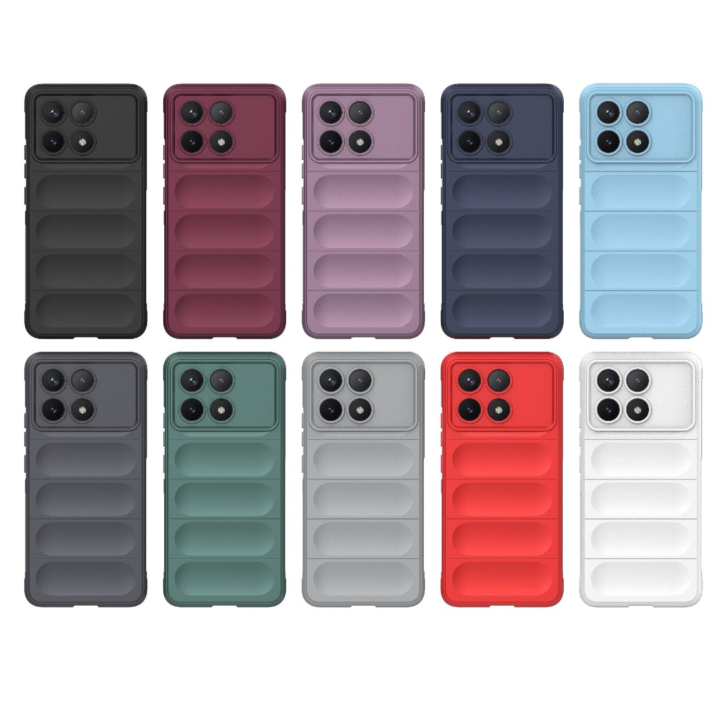Xiaomi Redmi K70 Magic Shield TPU + Flannel Phone Case: Durable, Non-toxic, Easy Access, Stylish Design