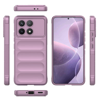 Xiaomi Redmi K70 Magic Shield TPU + Flannel Phone Case: Durable, Non-toxic, Easy Access, Stylish Design