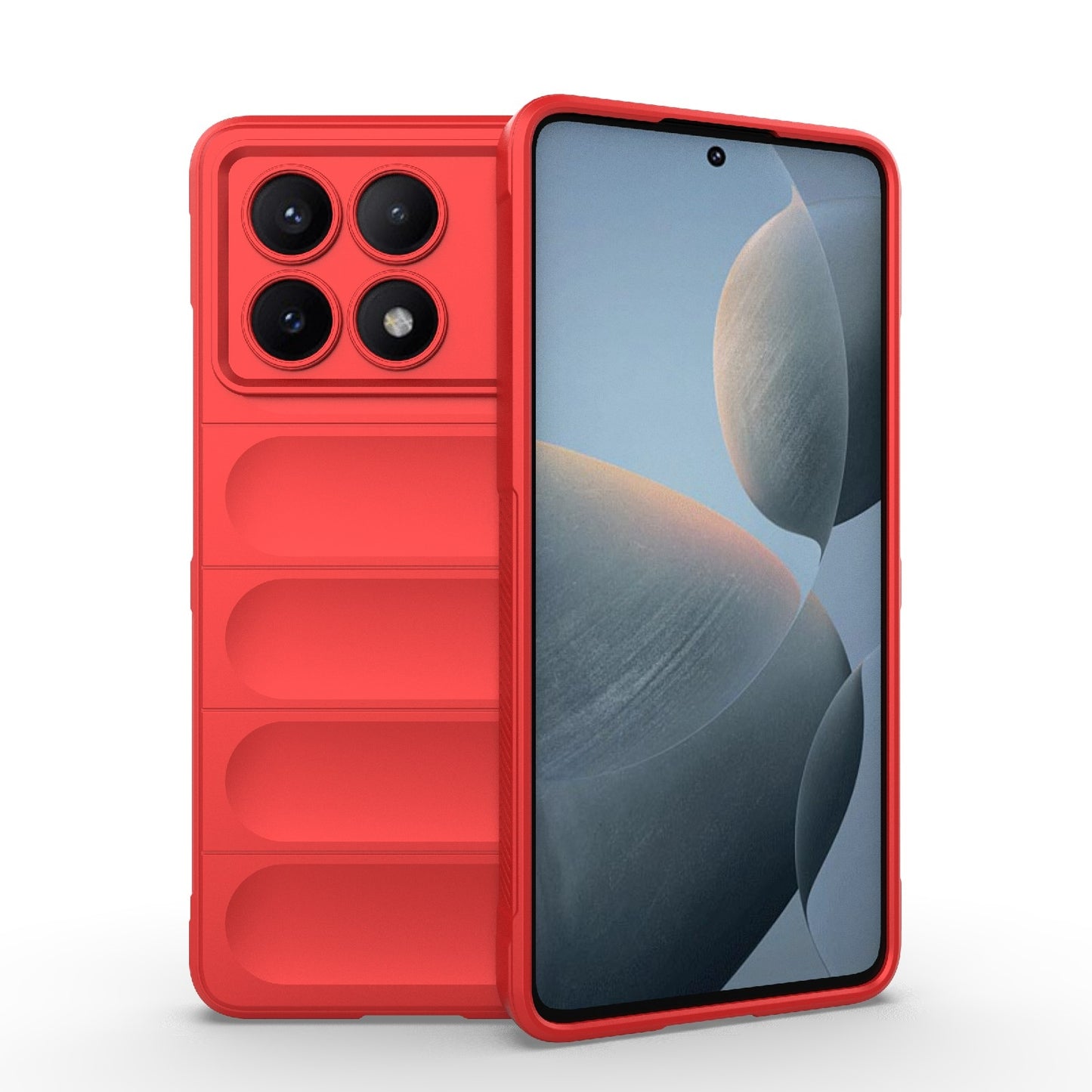 Xiaomi Redmi K70E 5G Magic Shield TPU + Flannel Phone Case: Durable, Non-toxic, Easy Access, Stylish Design