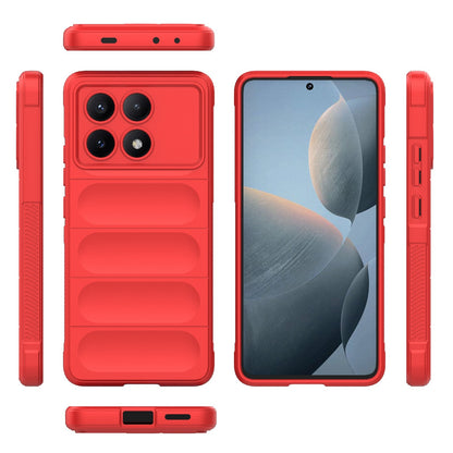 Xiaomi Redmi K70E 5G Magic Shield TPU + Flannel Phone Case: Durable, Non-toxic, Easy Access, Stylish Design