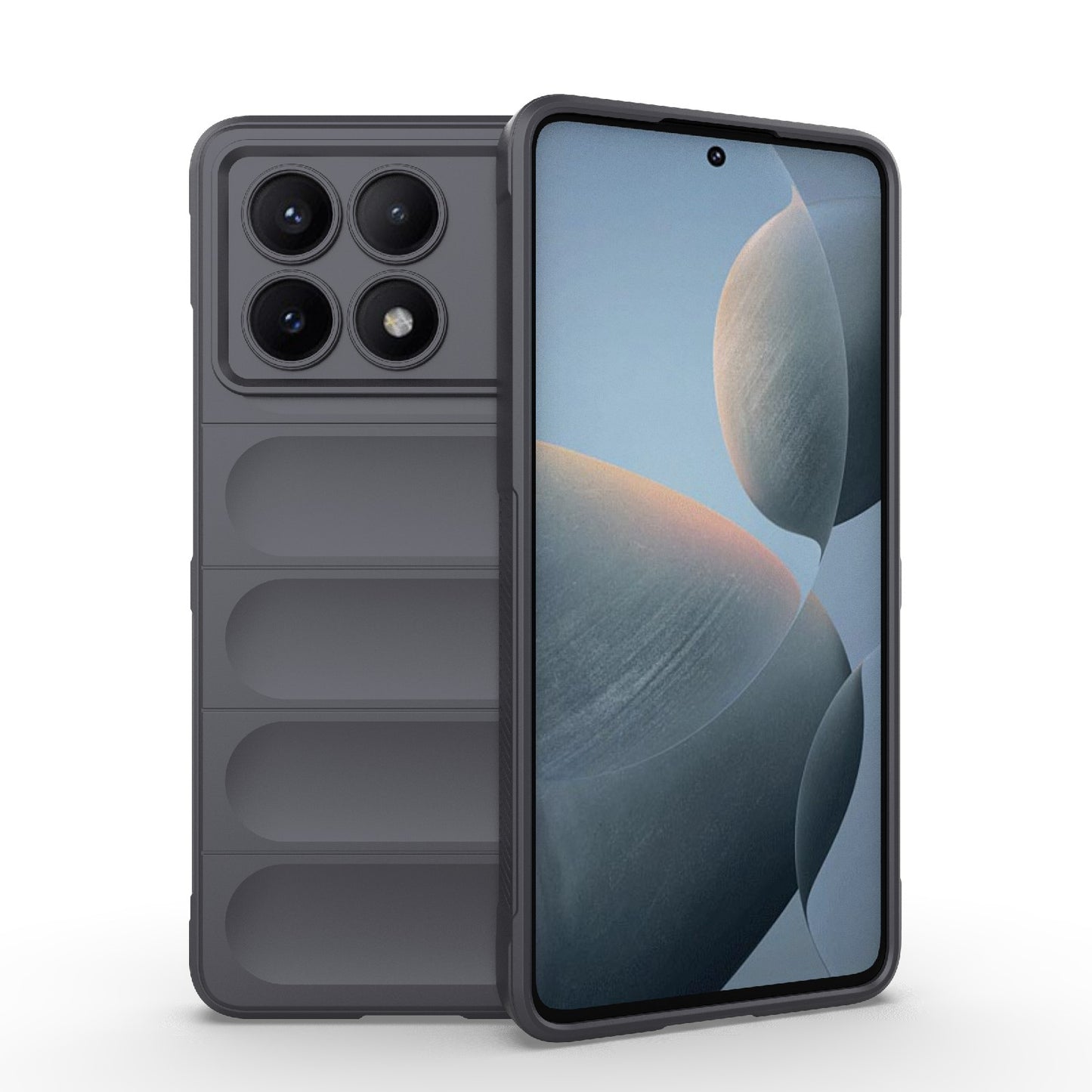 Xiaomi Redmi K70E 5G Magic Shield TPU + Flannel Phone Case: Durable, Non-toxic, Easy Access, Stylish Design