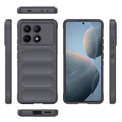 Xiaomi Redmi K70E 5G Magic Shield TPU + Flannel Phone Case: Durable, Non-toxic, Easy Access, Stylish Design