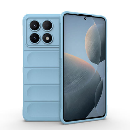 Xiaomi Redmi K70E 5G Magic Shield TPU + Flannel Phone Case: Durable, Non-toxic, Easy Access, Stylish Design