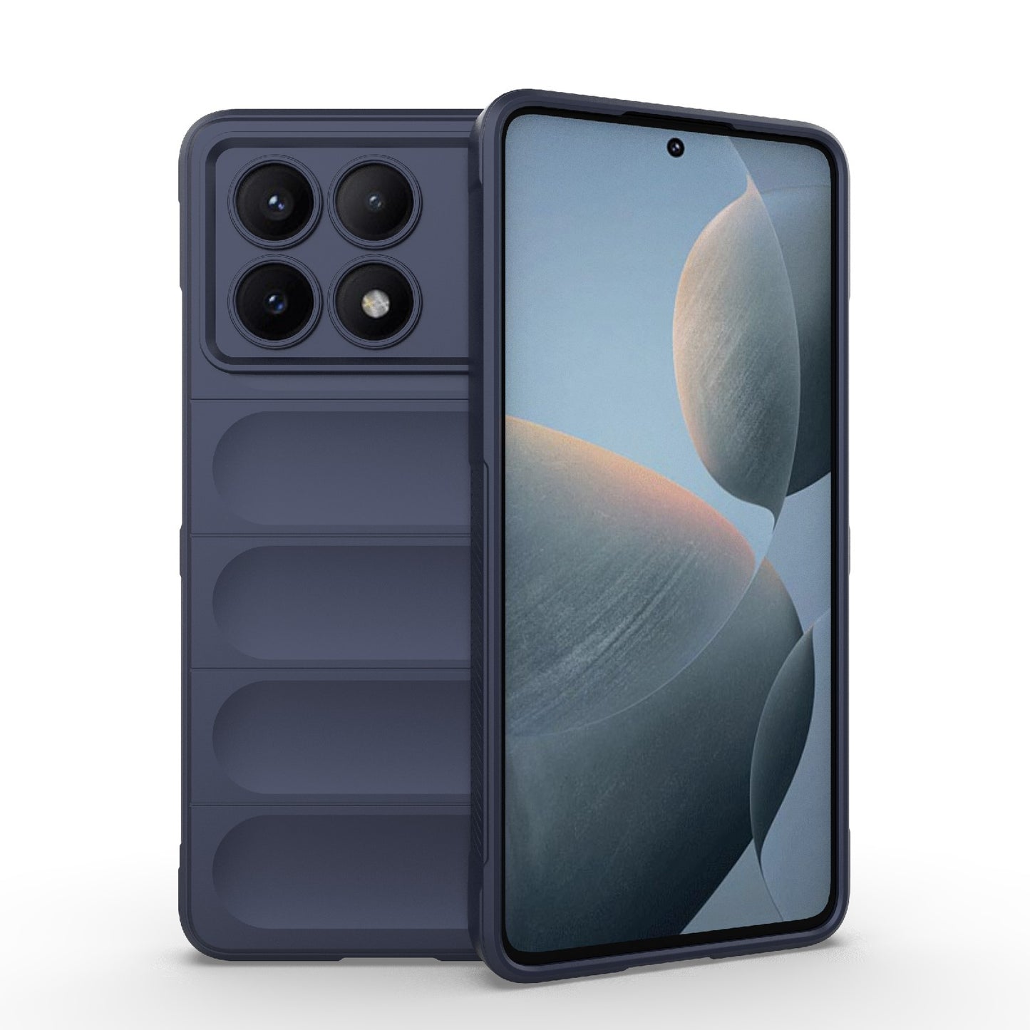 Xiaomi Redmi K70E 5G Magic Shield TPU + Flannel Phone Case: Durable, Non-toxic, Easy Access, Stylish Design