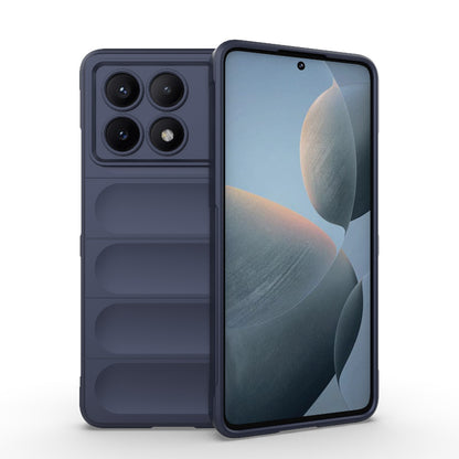 Xiaomi Redmi K70E 5G Magic Shield TPU + Flannel Phone Case: Durable, Non-toxic, Easy Access, Stylish Design