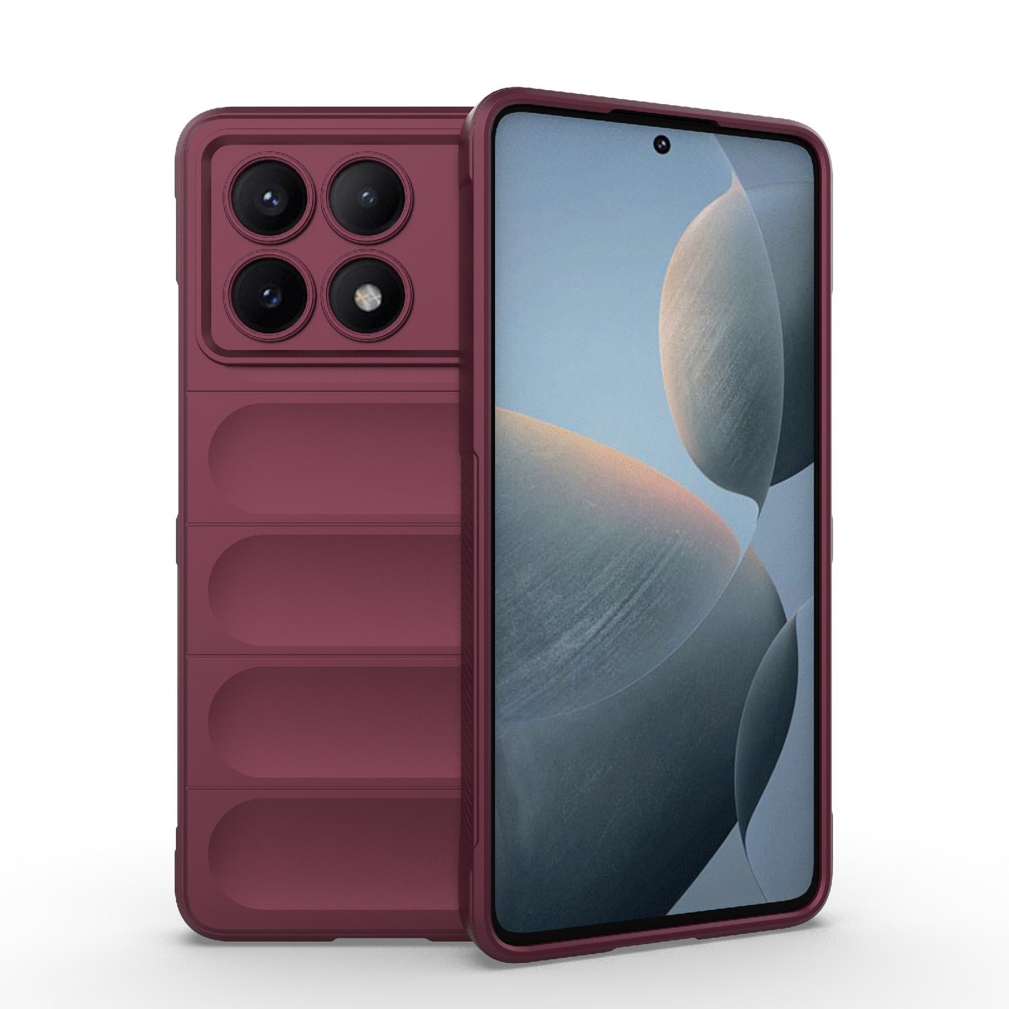 Xiaomi Redmi K70E 5G Magic Shield TPU + Flannel Phone Case: Durable, Non-toxic, Easy Access, Stylish Design