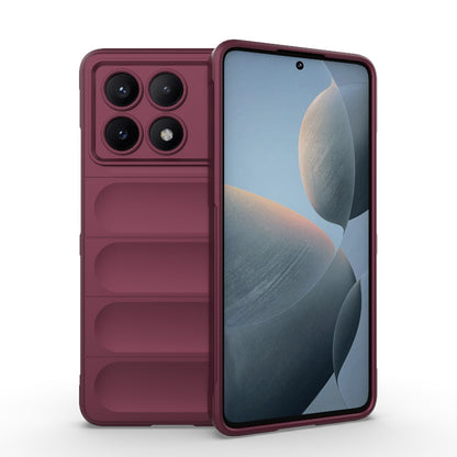 Xiaomi Redmi K70E 5G Magic Shield TPU + Flannel Phone Case: Durable, Non-toxic, Easy Access, Stylish Design