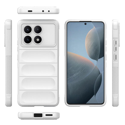 Xiaomi Redmi K70E 5G Magic Shield TPU + Flannel Phone Case: Durable, Non-toxic, Easy Access, Stylish Design