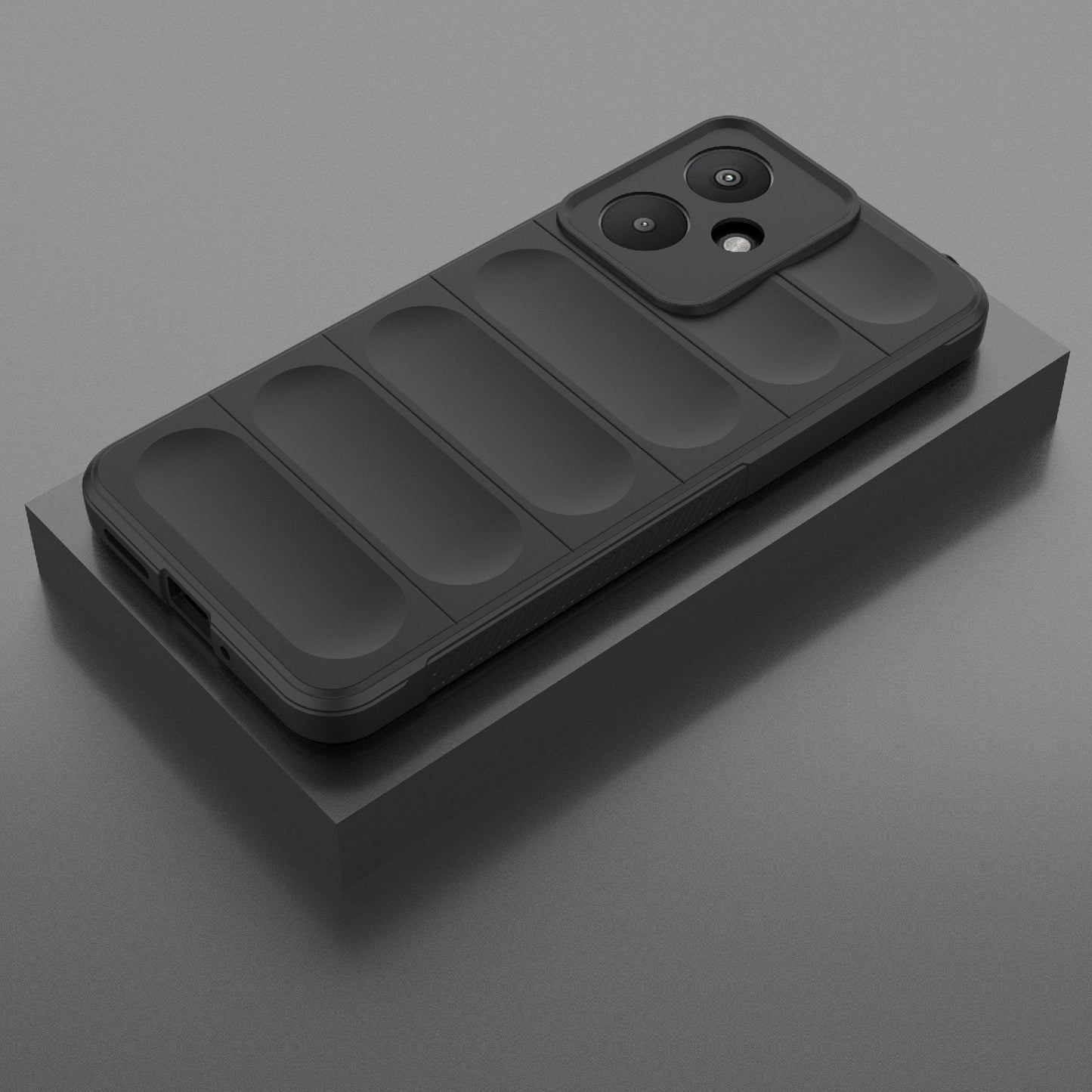 Xiaomi Redmi 13C 5G Magic Shield TPU + Flannel Phone Case: Durable, Non-toxic, Easy Access, Stylish Design