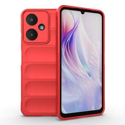 Xiaomi Redmi 13C 5G Magic Shield TPU + Flannel Phone Case: Durable, Non-toxic, Easy Access, Stylish Design