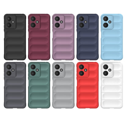 Xiaomi Redmi 13C 5G Magic Shield TPU + Flannel Phone Case: Durable, Non-toxic, Easy Access, Stylish Design