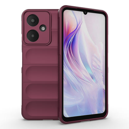 Xiaomi Redmi 13C 5G Magic Shield TPU + Flannel Phone Case: Durable, Non-toxic, Easy Access, Stylish Design