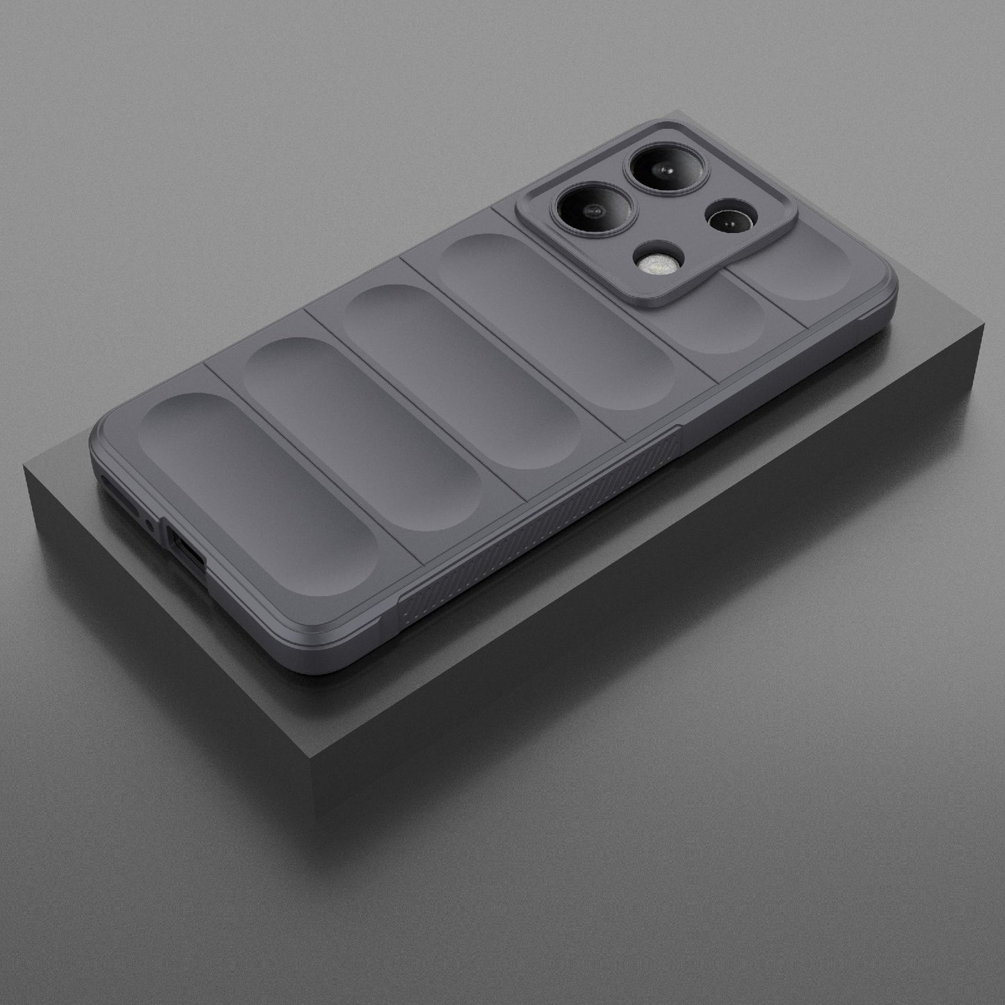 Xiaomi Redmi Note 13 4G Global Magic Shield TPU + Flannel Phone Case: Durable, Non-toxic, Easy Access, Stylish Design
