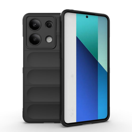 Xiaomi Redmi Note 13 4G Global Magic Shield TPU + Flannel Phone Case: Durable, Non-toxic, Easy Access, Stylish Design