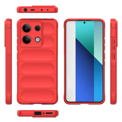 Xiaomi Redmi Note 13 4G Global Magic Shield TPU + Flannel Phone Case: Durable, Non-toxic, Easy Access, Stylish Design