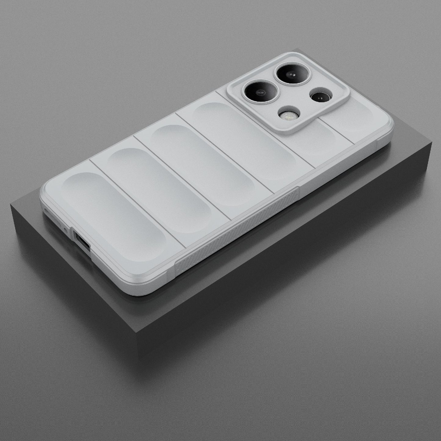 Xiaomi Redmi Note 13 4G Global Magic Shield TPU + Flannel Phone Case: Durable, Non-toxic, Easy Access, Stylish Design