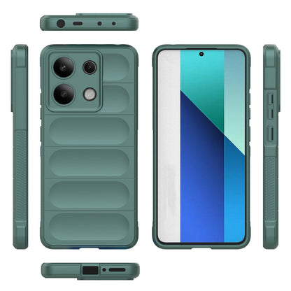 Xiaomi Redmi Note 13 4G Global Magic Shield TPU + Flannel Phone Case: Durable, Non-toxic, Easy Access, Stylish Design