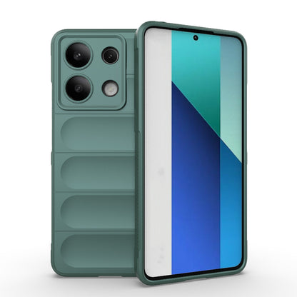 Xiaomi Redmi Note 13 4G Global Magic Shield TPU + Flannel Phone Case: Durable, Non-toxic, Easy Access, Stylish Design