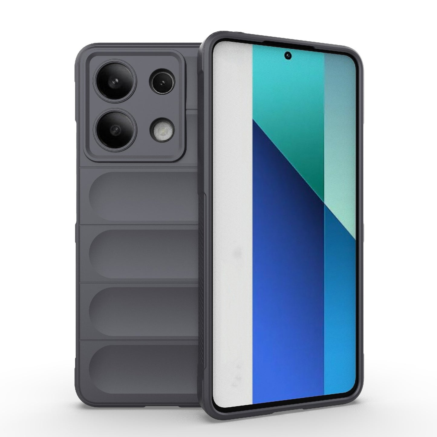 Xiaomi Redmi Note 13 4G Global Magic Shield TPU + Flannel Phone Case: Durable, Non-toxic, Easy Access, Stylish Design