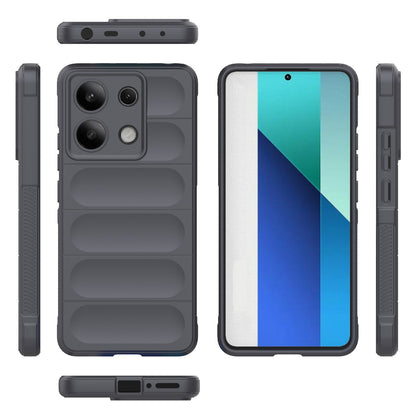 Xiaomi Redmi Note 13 4G Global Magic Shield TPU + Flannel Phone Case: Durable, Non-toxic, Easy Access, Stylish Design