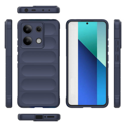 Xiaomi Redmi Note 13 4G Global Magic Shield TPU + Flannel Phone Case: Durable, Non-toxic, Easy Access, Stylish Design