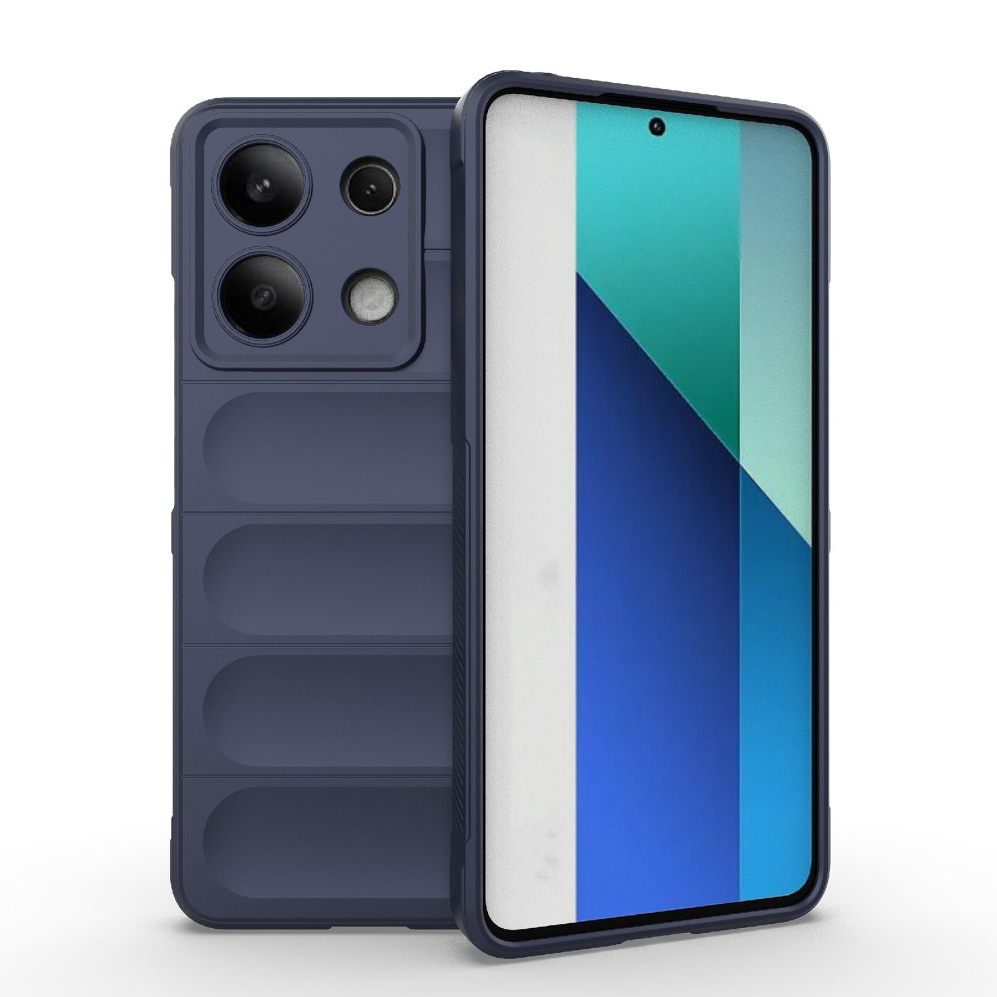 Xiaomi Redmi Note 13 4G Global Magic Shield TPU + Flannel Phone Case: Durable, Non-toxic, Easy Access, Stylish Design
