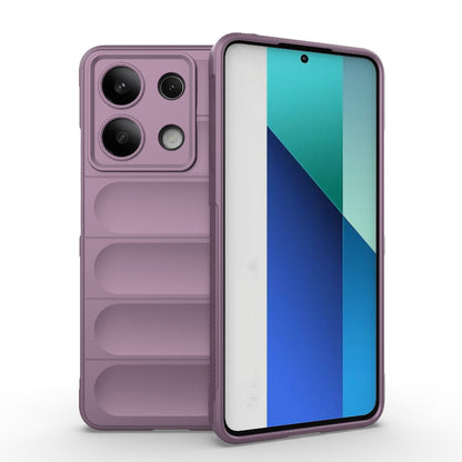 Xiaomi Redmi Note 13 4G Global Magic Shield TPU + Flannel Phone Case: Durable, Non-toxic, Easy Access, Stylish Design