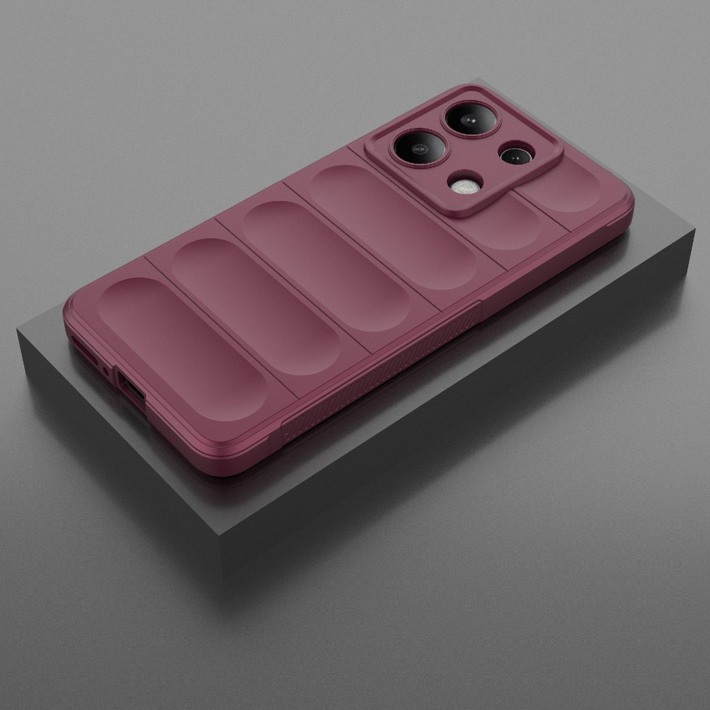 Xiaomi Redmi Note 13 4G Global Magic Shield TPU + Flannel Phone Case: Durable, Non-toxic, Easy Access, Stylish Design