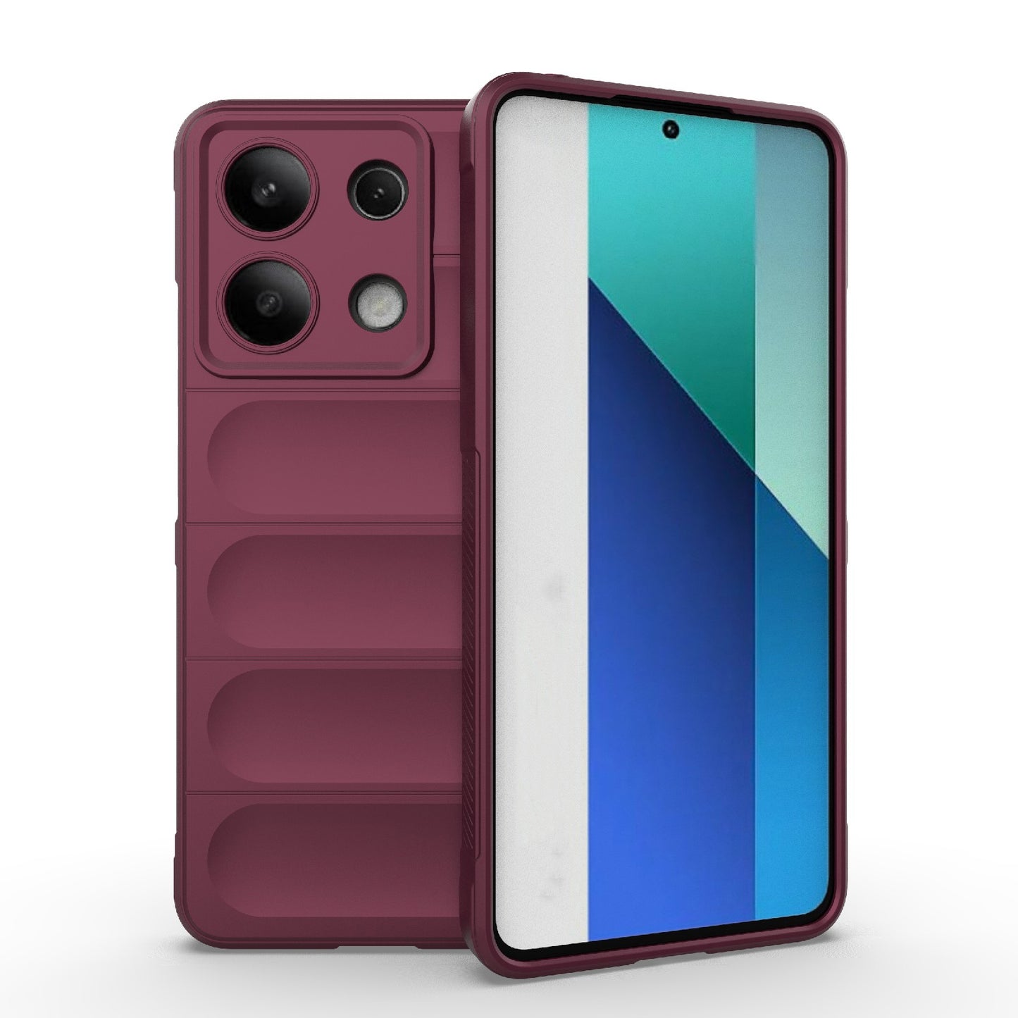 Xiaomi Redmi Note 13 4G Global Magic Shield TPU + Flannel Phone Case: Durable, Non-toxic, Easy Access, Stylish Design