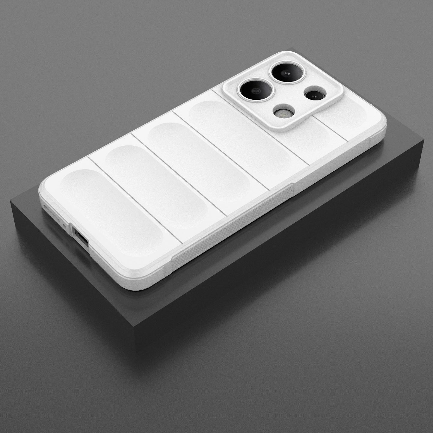 Xiaomi Redmi Note 13 4G Global Magic Shield TPU + Flannel Phone Case: Durable, Non-toxic, Easy Access, Stylish Design