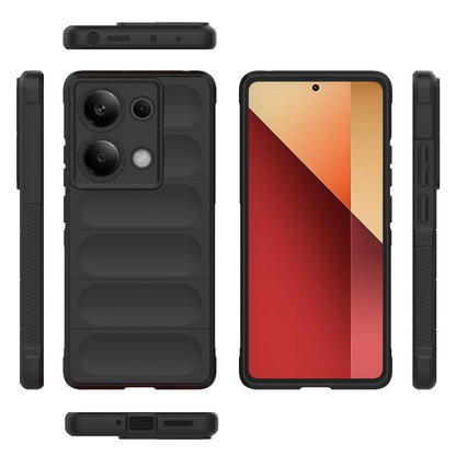 Xiaomi Redmi Note 13 Pro 4G Global Magic Shield TPU + Flannel Phone Case: Durable, Non-toxic, Easy Access, Stylish Design