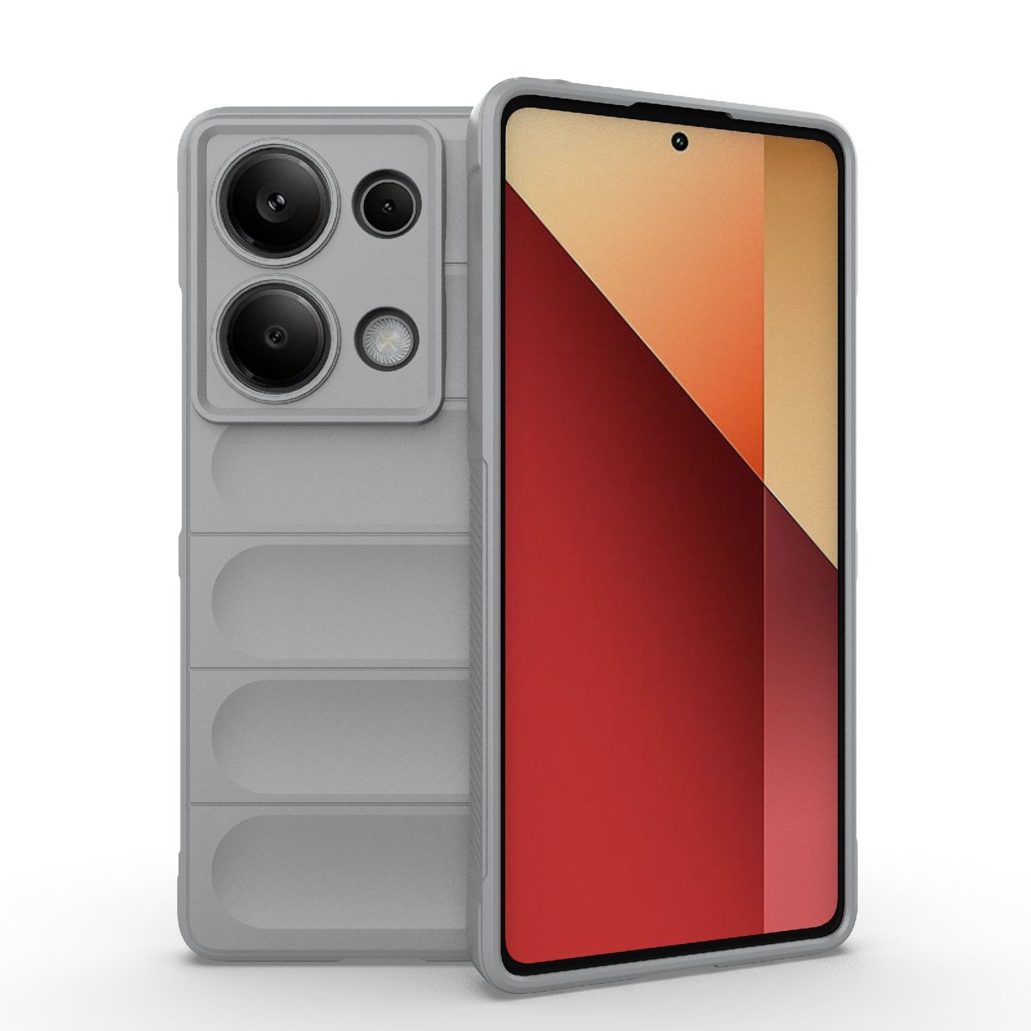 Xiaomi Redmi Note 13 Pro 4G Global Magic Shield TPU + Flannel Phone Case: Durable, Non-toxic, Easy Access, Stylish Design