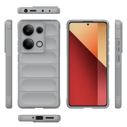 Xiaomi Redmi Note 13 Pro 4G Global Magic Shield TPU + Flannel Phone Case: Durable, Non-toxic, Easy Access, Stylish Design
