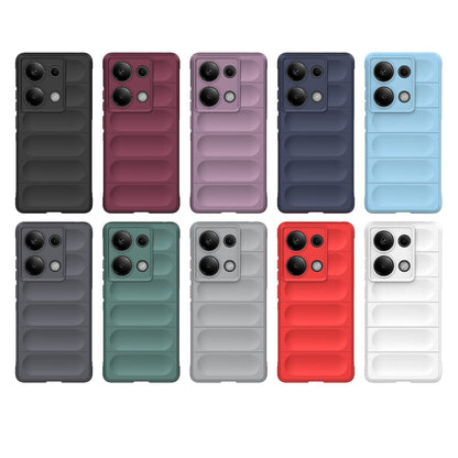 Xiaomi Redmi Note 13 Pro 4G Global Magic Shield TPU + Flannel Phone Case: Durable, Non-toxic, Easy Access, Stylish Design