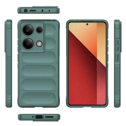Xiaomi Redmi Note 13 Pro 4G Global Magic Shield TPU + Flannel Phone Case: Durable, Non-toxic, Easy Access, Stylish Design