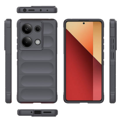 Xiaomi Redmi Note 13 Pro 4G Global Magic Shield TPU + Flannel Phone Case: Durable, Non-toxic, Easy Access, Stylish Design