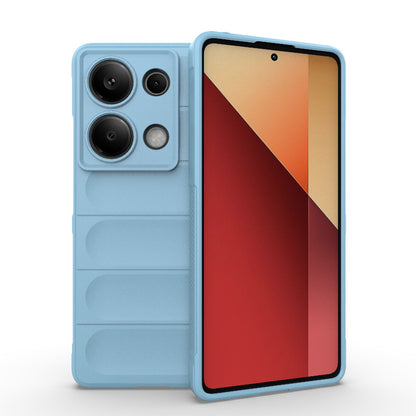 Xiaomi Redmi Note 13 Pro 4G Global Magic Shield TPU + Flannel Phone Case: Durable, Non-toxic, Easy Access, Stylish Design