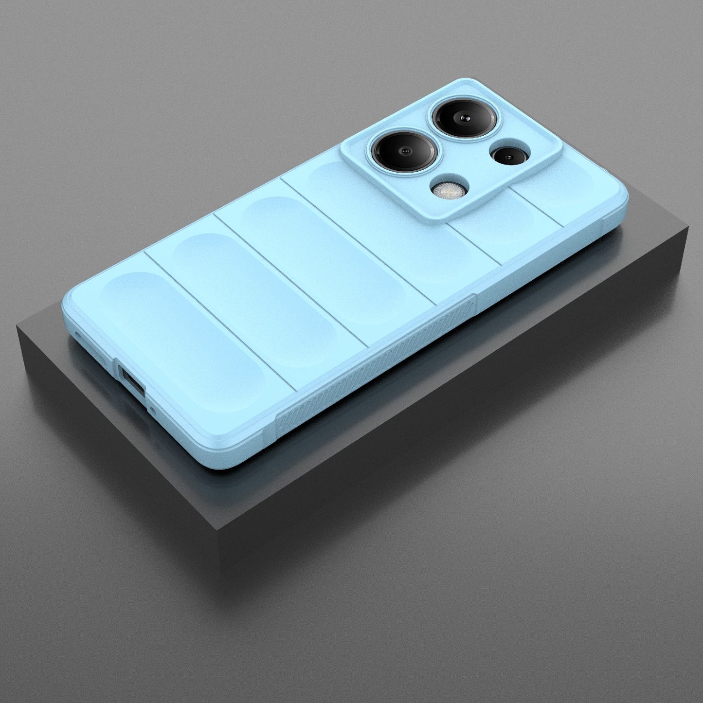 Xiaomi Redmi Note 13 Pro 4G Global Magic Shield TPU + Flannel Phone Case: Durable, Non-toxic, Easy Access, Stylish Design