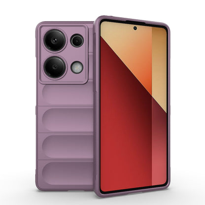 Xiaomi Redmi Note 13 Pro 4G Global Magic Shield TPU + Flannel Phone Case: Durable, Non-toxic, Easy Access, Stylish Design