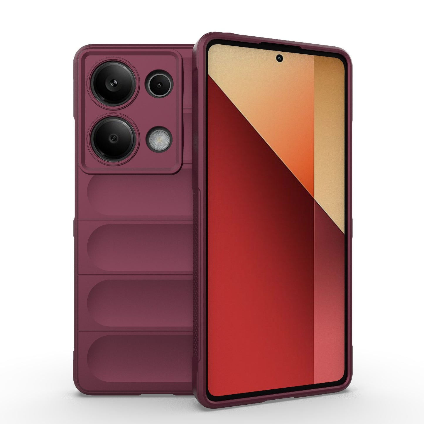 Xiaomi Redmi Note 13 Pro 4G Global Magic Shield TPU + Flannel Phone Case: Durable, Non-toxic, Easy Access, Stylish Design